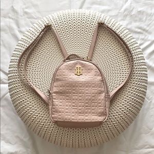TH backpack. Pale pastel pink Neutral color